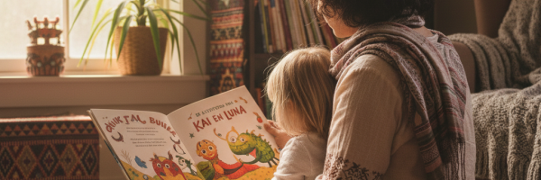 Leespen helpt anderstalige ouders met voorlezen